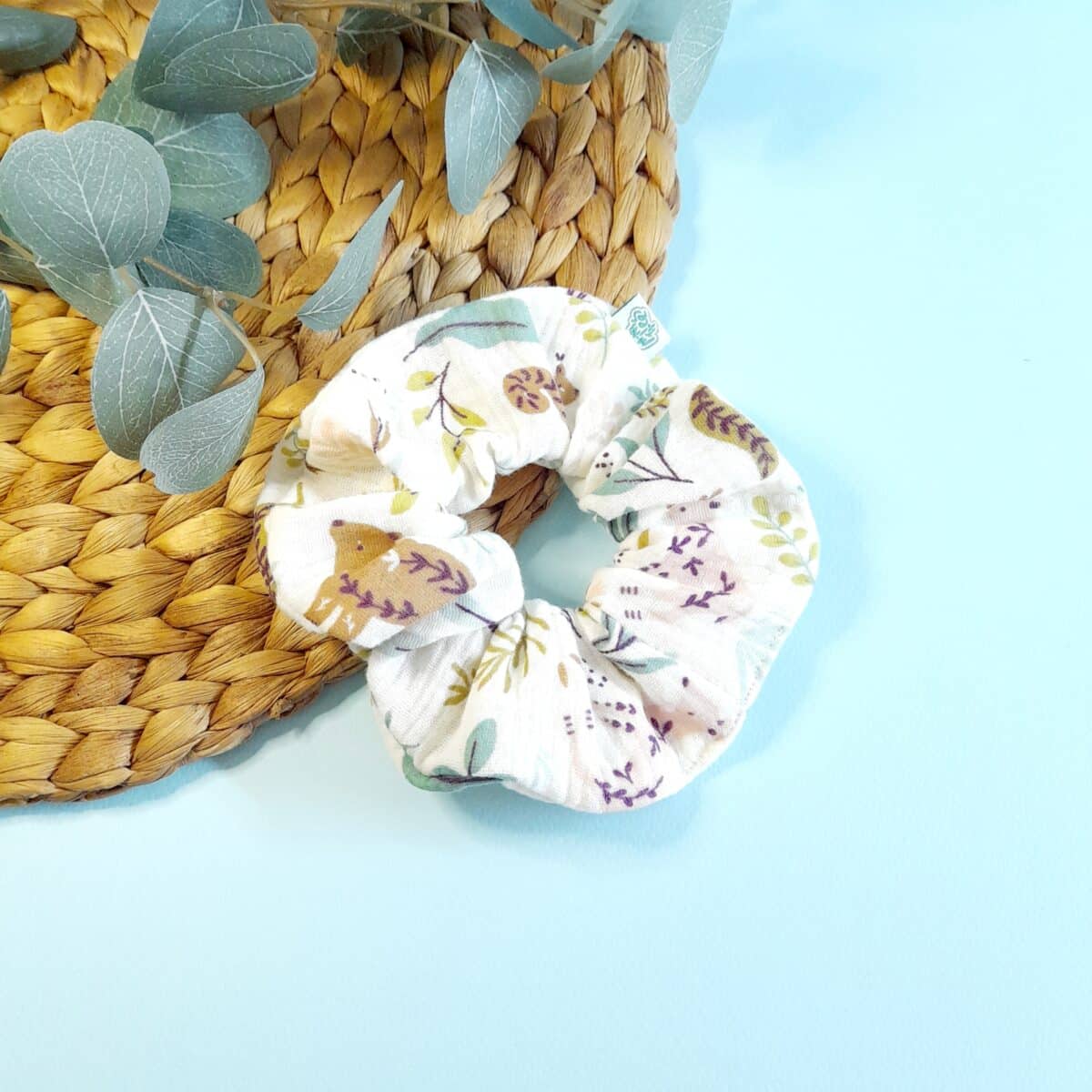 Classic scrunchie "Baby animals"