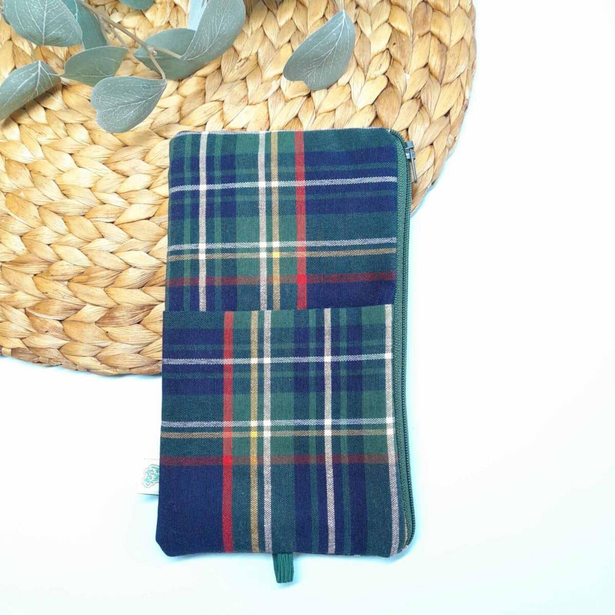 Κασετίνα-σελιδοδείκτης "Green plaid A."