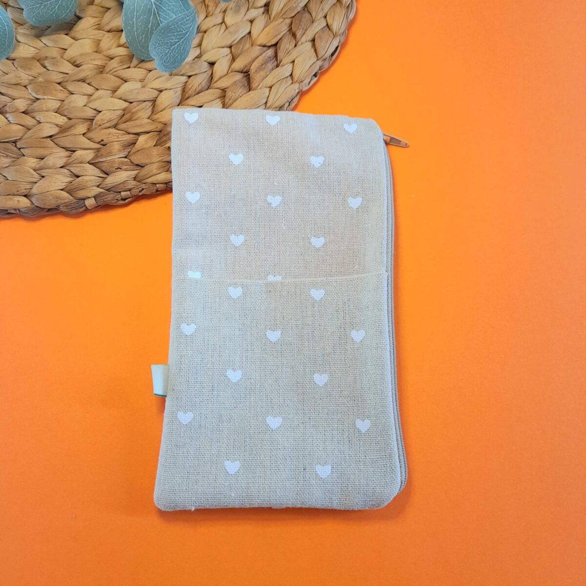 Κασετίνα-σελιδοδείκτης "Hearts in the sand"