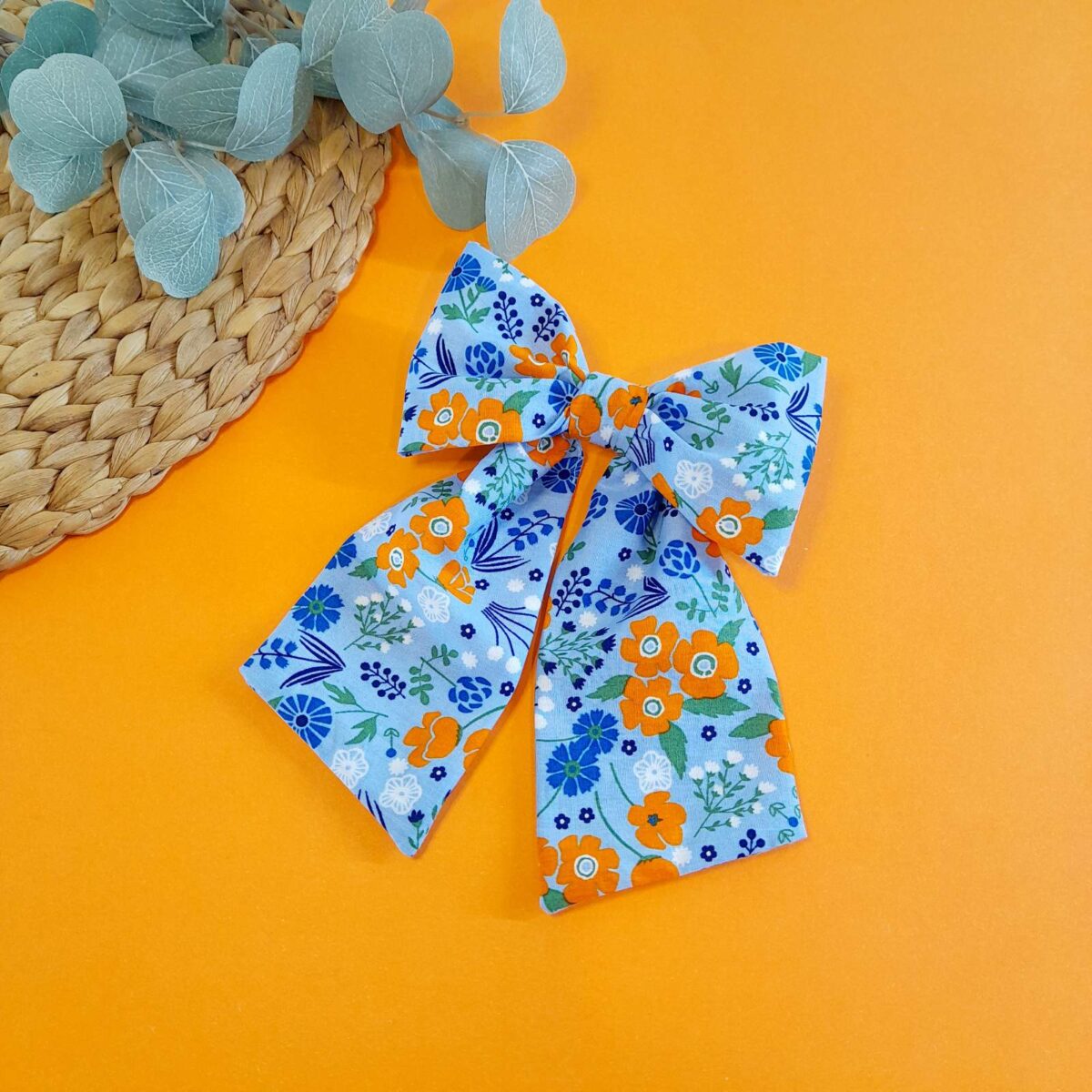 Φαρδύς φιόγκος "Orange bloom"